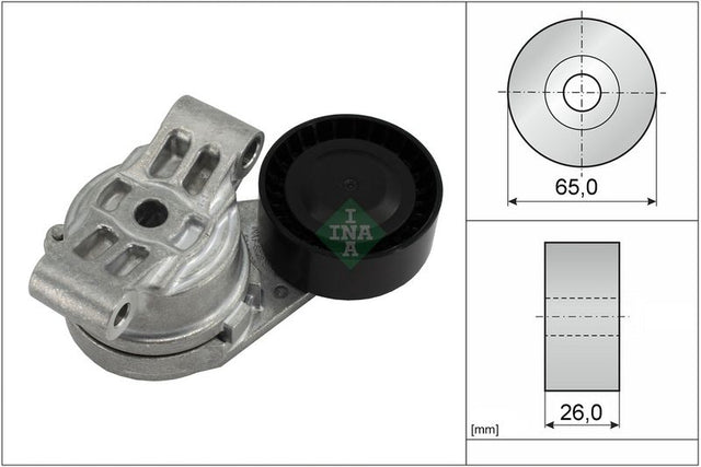 INA Drive Belt Tensioner Pulley 534030810 - image 2
