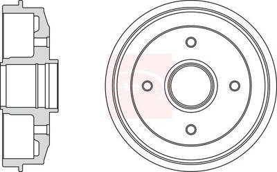 Apec Brake Drum DRM9109