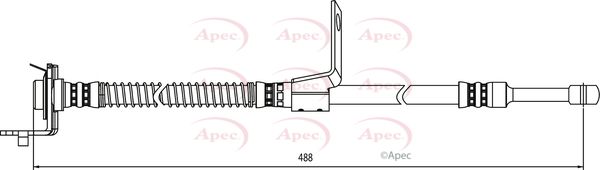 Apec Brake Hose HOS4138 - image 2
