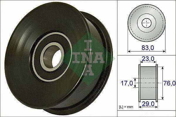 INA Drive Belt Deflection Guide Pulley 532073010 - image 2