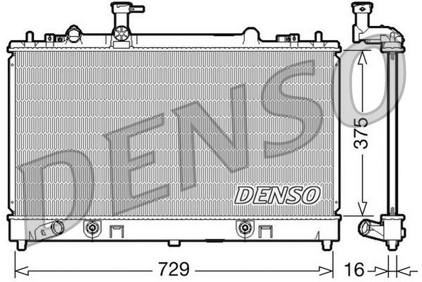 Denso Radiator DRM44024 - image 2