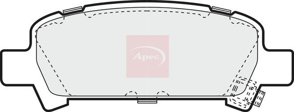 Apec Brake Pads Set PAD1143 - image 2