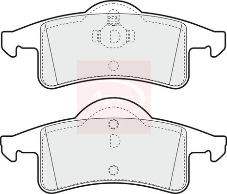 Apec Brake Pads Set PAD1154 - image 2