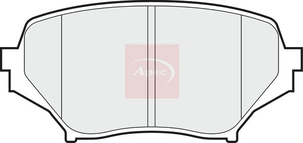Apec Brake Pads Set PAD1486 - image 2