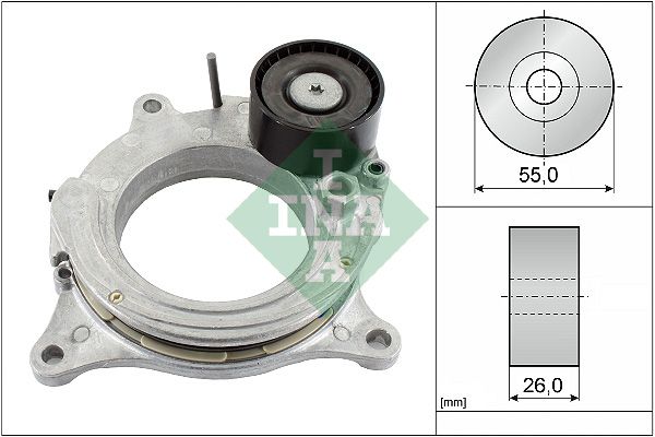 INA Drive Belt Tensioner Pulley 534069210 - image 2
