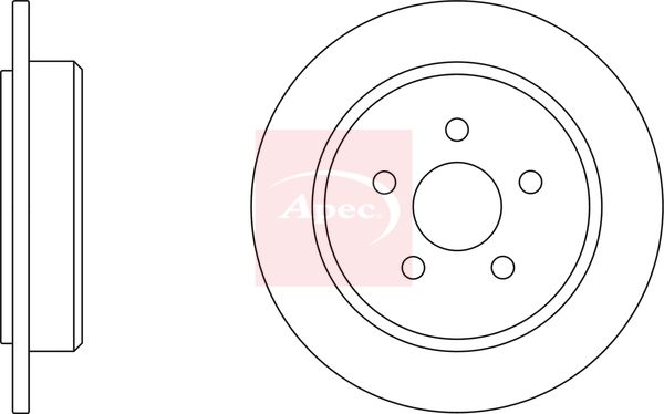 Apec Brake Disc DSK2038 - image 2