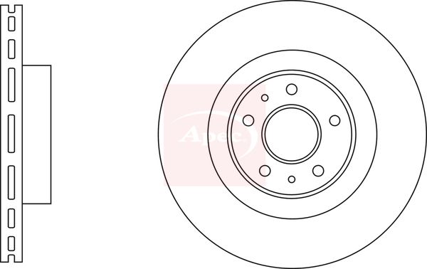 Apec Brake Disc DSK3240 - image 2