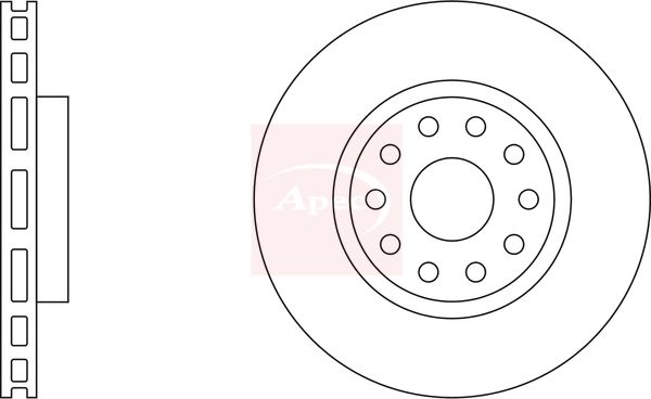 Apec Brake Disc DSK812 - image 2