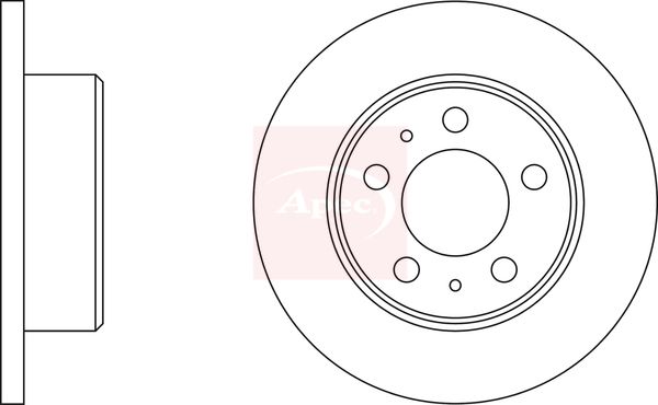 Apec Brake Disc DSK3777 - image 2