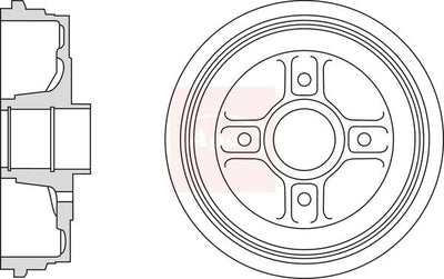 Apec Brake Drum DRM9994