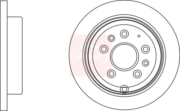 Apec Brake Disc DSK2770 - image 2