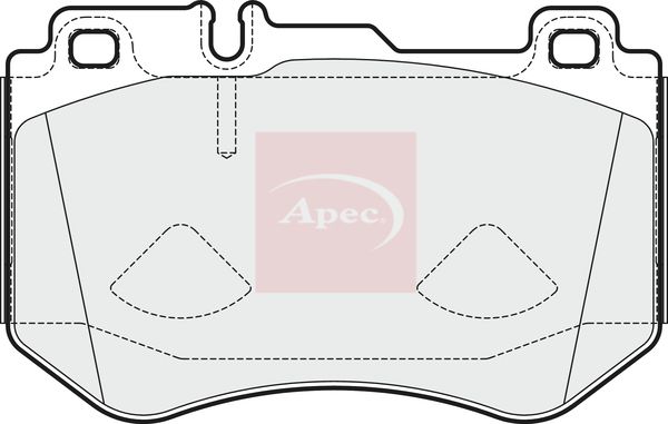 Apec Brake Pads Set PAD2024 - image 2