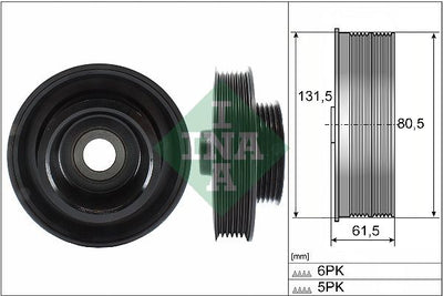 INA Crankshaft Pulley (tvd) 544014110
