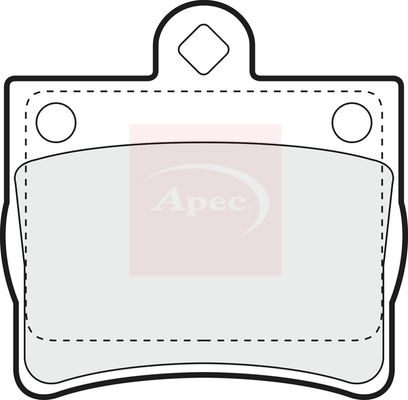 Apec Brake Pads Set PAD967 - image 2