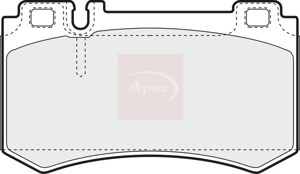 Apec Brake Pads Set PAD1425 - image 2