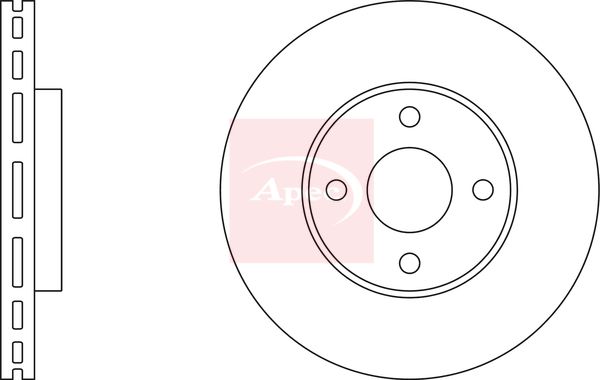 Apec Brake Disc DSK2487 - image 2