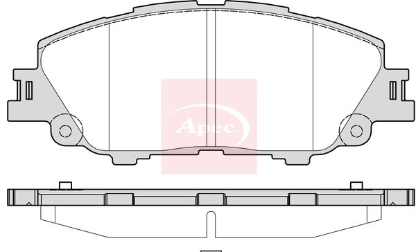Apec Brake Pads Set PAD2385 - image 2