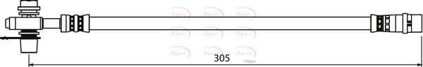 Apec Brake Hose HOS3947 - image 2