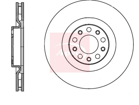 Apec Brake Disc DSK4183 - image 2