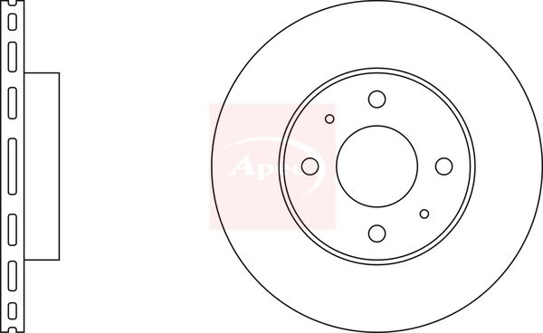 Apec Brake Disc DSK227 - image 2