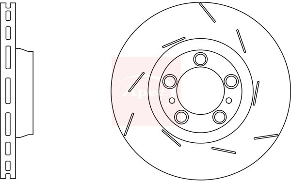 Apec Brake Disc DSK3265 - image 2