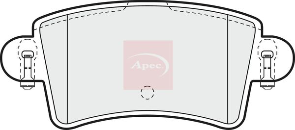 Apec Brake Pads Set PAD1197 - image 2