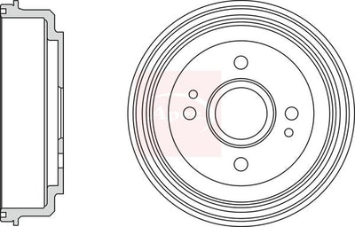 Apec Brake Drum DRM9980