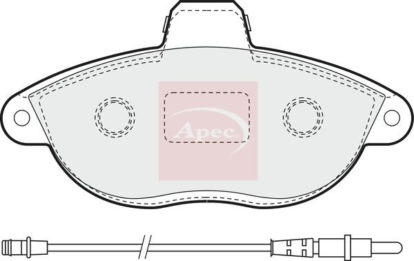 Apec Brake Pads Set PAD935 - image 2
