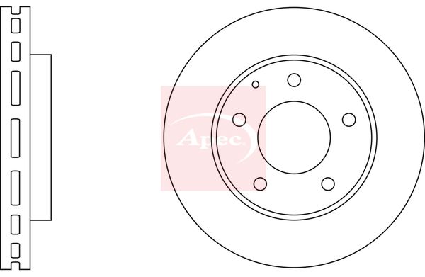 Apec Brake Disc DSK524 - image 2