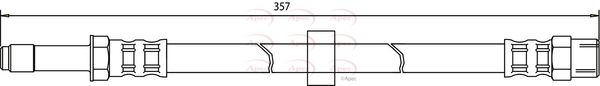 Apec Brake Hose HOS3196 - image 2