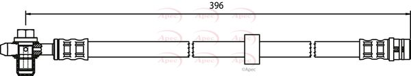 Apec Brake Hose HOS3318 - image 2