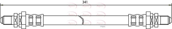 Apec Brake Hose HOS3285 - image 2