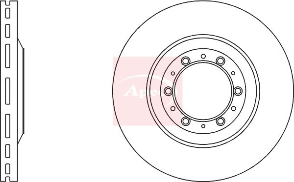 Apec Brake Disc DSK4185 - image 2