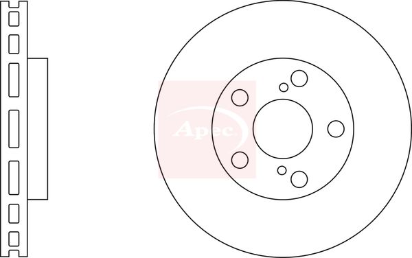 Apec Brake Disc DSK2273 - image 2