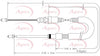 Apec Handbrake Cable CAB1590 thumbnail