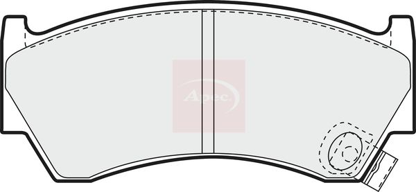 Apec Brake Pads Set PAD880 - image 2