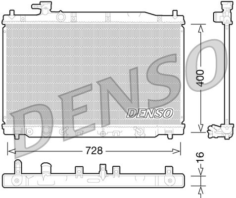 Denso Radiator DRM40030 - image 2