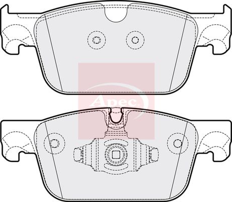 Apec Brake Pads Set PAD2146 - image 2