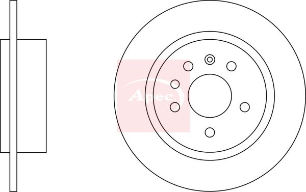Apec Brake Disc DSK2240 - image 2