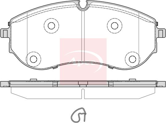 Apec Brake Pads Set PAD2388 - image 2