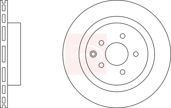 Apec Brake Disc DSK3830 - image 2