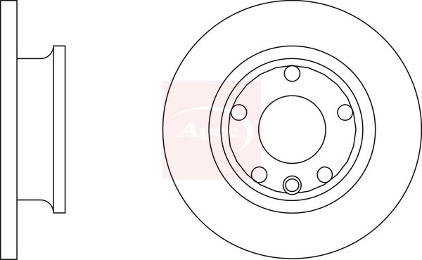 Apec Brake Disc DSK591 - image 2