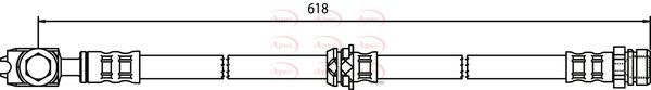 Apec Brake Hose HOS3740 - image 2