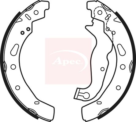 Apec Brake Shoes Set SHU769 - image 2