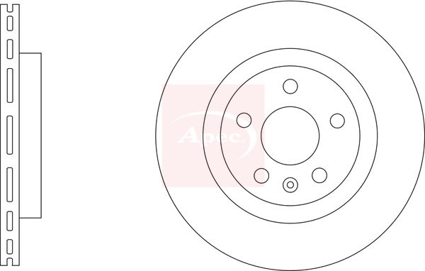 Apec Brake Disc DSK3509 - image 2