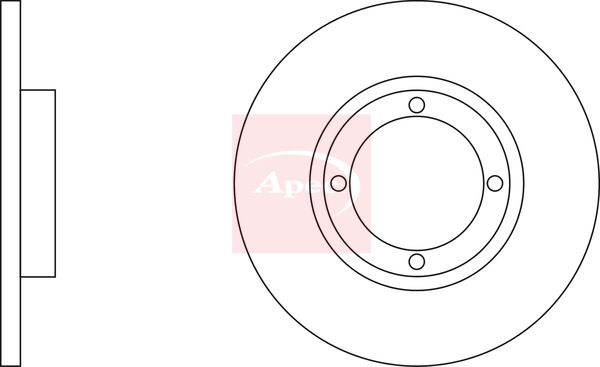 Apec Brake Disc DSK301 - image 3