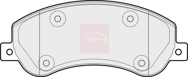 Apec Brake Pads Set PAD1816 - image 2