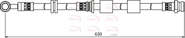 Apec Brake Hose HOS3909 - image 2