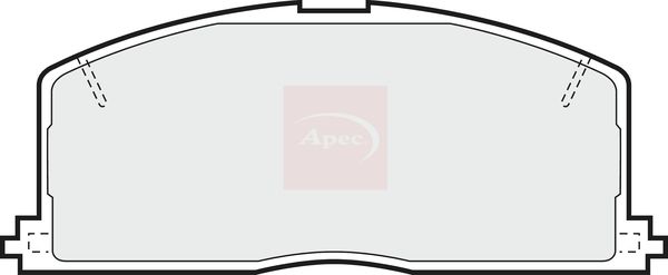 Apec Brake Pads Set PAD421 - image 2