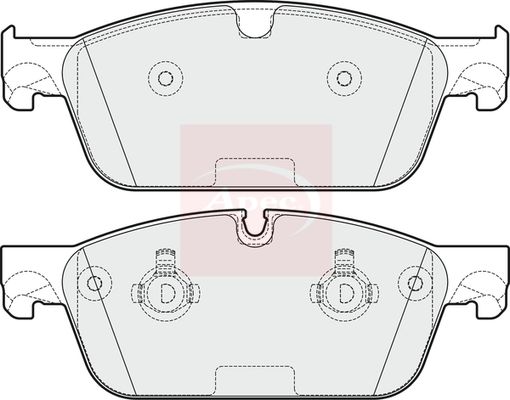 Apec Brake Pads Set PAD1928 - image 2